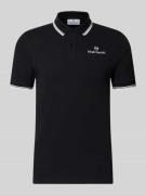 SERGIO TACCHINI Slim Fit Poloshirt mit Logo-Stitching Modell 'Reed' in...