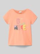 s.Oliver RED LABEL Regular Fit T-Shirt aus reiner Baumwolle in Apricot...