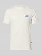 Blend T-Shirt mit Motiv-Print Modell 'SUN ISLAND' in Weiss, Größe L