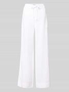 Lauren Ralph Lauren Regular Fit Weite Hose aus reinem Leinen in Weiss,...