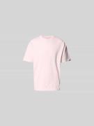 Closed Regular Fit T-Shirt aus reiner Baumwolle in Pink, Größe L