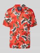 Superdry Regular Fit Freizeithemd mit Reverskragen in Rot, Größe L