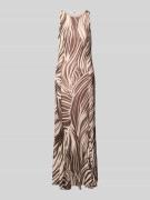 Guess Maxikleid mit rückseitigem Schlüsselloch-Ausschnitt in Schoko, G...
