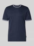 bugatti T-Shirt mit Rundhalsausschnitt in Marine, Größe L