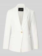 s.Oliver BLACK LABEL Shaped Fit Longblazer mit steigendem Reverskragen...