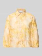 Jake*s Collection Regular Fit Bluse aus Lyocell-Mix mit 3/4-Arm in GEL...