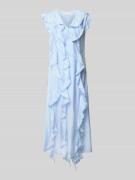 Copenhagen Muse Midikleid aus Lyocell-Mix mit Volants Modell 'MOLLY' i...
