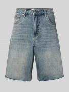 Gestuz Wide Leg Jeansshorts im 5-Pocket-Design in Jeansblau, Größe 25
