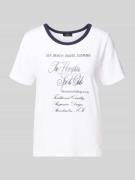 monari T-Shirt aus Viskose-Mix Modell 'Hamptons Spirit' in Marine, Grö...