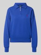 Polo Ralph Lauren Regular Fit Sweatshirt aus Baumwoll-Mix in Dunkelbla...