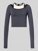 P.E Nation Cropped Longsleeve im Double-Layer-Look Modell 'SUTTON' in ...