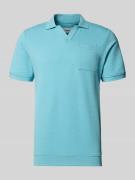 s.Oliver RED LABEL Regular Fit Poloshirt aus Baumwoll-Mix in Tuerkis, ...