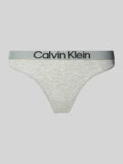 Calvin Klein Underwear String mit Label-Bund Modell 'MAX' in Hellgrau,...