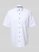 ETERNA Comfort Fit Business-Hemd aus Baumwolle mit Kentkragen in Weiss...