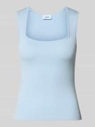 JJXX Top aus Viskose-Mix mit Karree-Ausschnitt Modell 'POSIE' in Hellb...