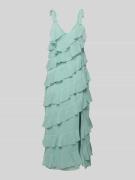 Vila Midikleid mit Volants Modell 'LUNA' in Lind, Größe 34