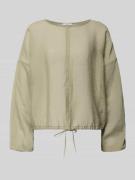 OPUS Bluse mit überschnittenen Schultern Modell 'Filla' in Hellgruen, ...