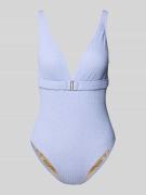 Marie Jo Badeanzug mit Gürtel Modell 'TINJIS' in Hellblau, Größe L