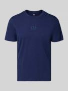 GAP T-Shirt mit Rundhalsausschnitt und Label-Stitching in Marine, Größ...