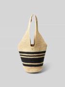 Anine Bing Handtasche in Flecht-Optik in Beige, Größe 1