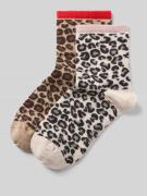 Jake*s Casual Socken im 2er-Pack mit gerippten Bündchen in Sand, Größe...