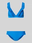 Shiwi Bikini-Set mit Rüschen Modell 'BOBBY' in Royal, Größe 34