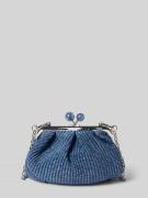 Weekend Max Mara Clutch aus Baumwoll-Mix Modell 'PALMAS' in Ocean, Grö...