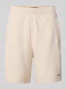 G-Star Raw Straight Fit Shorts mit Strukturmuster in Offwhite, Größe L