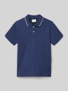CHAMPION Poloshirt mit Logo-Stitching und kurzer Knopfleiste in Dunkel...