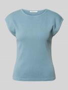 Tom Tailor Denim Regular Fit T-Shirt aus Baumwoll-Mix in Hellblau, Grö...