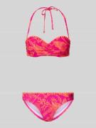 VENICE BEACH Bikini mit floralem Allover-Print Modell 'Kensi' in Rosa,...