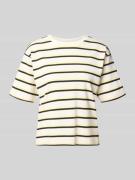 JAKE*S STUDIO WOMAN T-Shirt im Allover-Look mit Rundhalsausschnitt in ...