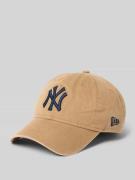 New Era Basecap aus Baumwolle mit Stitching in Beige, Größe 1