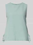 Vila Blusentop aus Viskose-Mix mit seitlicher Schnürung in Lind, Größe...