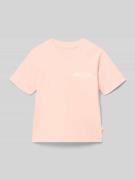 Jack & Jones T-Shirt mit Statement-Print Modell 'CASSIS' in Apricot, G...