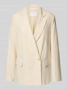 Jake*s Collection Relaxed Fit Blazer aus Viskose-Mix mit Pattentaschen...