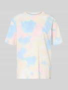 Jake*s Casual T-Shirt mit Rundhalsausschnitt in Hellblau, Größe L