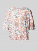 Christian Berg Woman T-Shirt im Allover-Look mit 3/4-Arm in Schilf, Gr...