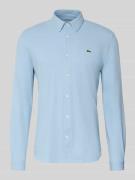 Lacoste Slim Fit Freizeithemd aus reiner Baumwolle in Hellblau, Größe ...