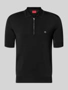 HUGO Regular Fit Poloshirt aus Viskose-Mix Modell 'SAYFONG-4' in Black...