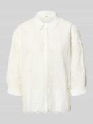 Bash Regular Fit Bluse mit Häkelspitze Modell 'MURIEL' in Ecru, Größe ...