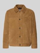 MCNEAL Jacke mit seitlichen Eingrifftaschen in Hellbraun, Größe L