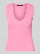 Vero Moda Slim Fit Tank Top aus Baumwoll-Mix Modell 'CHLOE' in Pink, G...