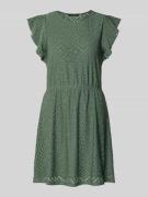 Vero Moda Tailliertes Sommerkleid mit Lochstickmuster Modell 'TASSA' i...