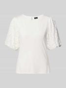 s.Oliver BLACK LABEL Regular Fit T-Shirt aus Viskose-Mix in Weiss, Grö...