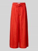 Forever New Wide Leg Hose aus Leinen-Viskose-Mix Modell 'Myla' in Rot,...