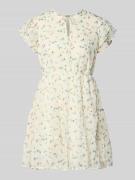 Only Tailliertes Freizeitkleid mit Volants Modell 'ELIZA' in Offwhite,...