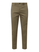 MOS MOSH Chino mit Stretch-Anteil Modell 'Jamie' in Oliv, Größe 48