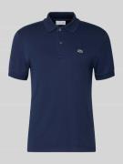 Lacoste Regular Fit Poloshirt aus reiner Baumwolle in Marine, Größe L
