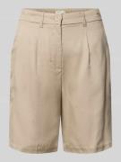 Tom Tailor Regular Fit Bermudas aus Lyocell in Taupe, Größe 34